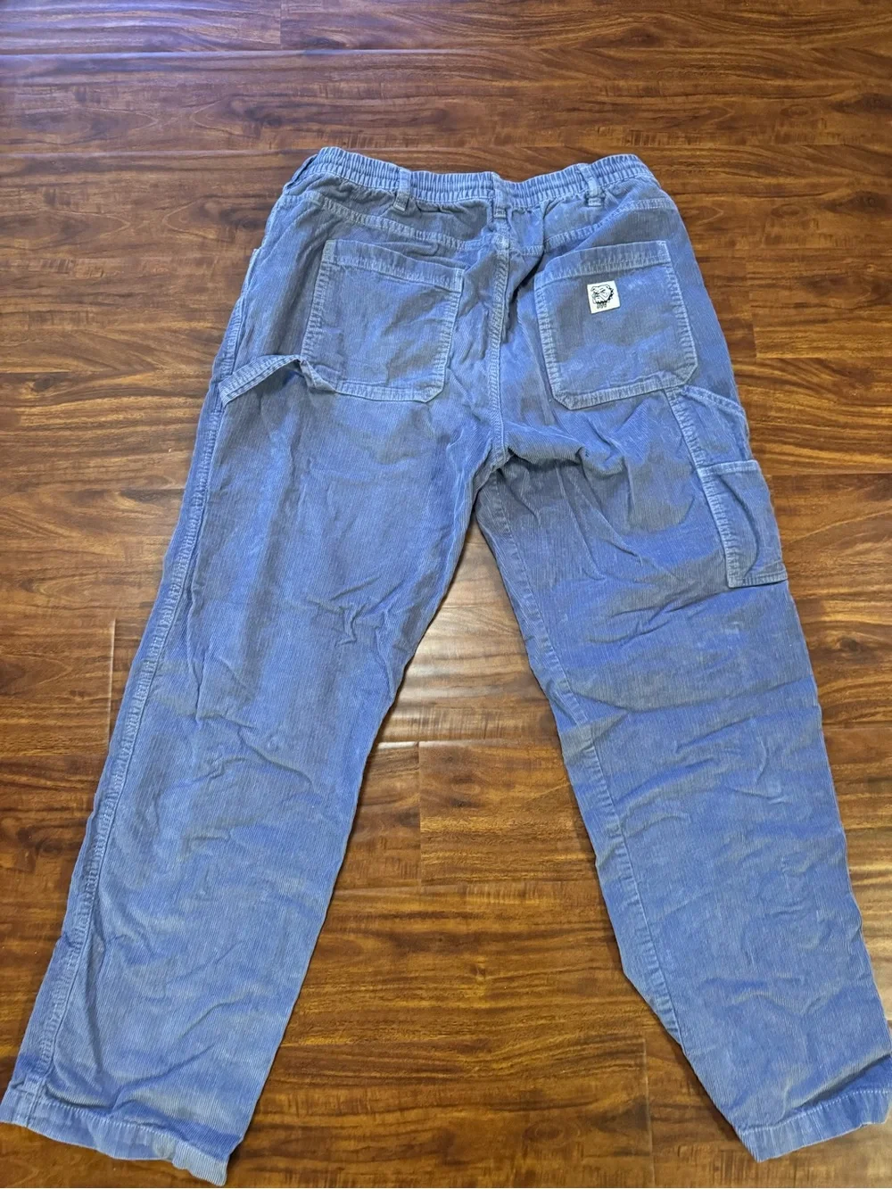 BDG Men's Light Blue Corduroy Drawstring Pants